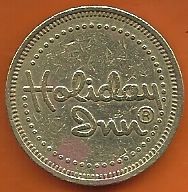 FICHA TOKEN 22mm - NO CASH VALUE - HOLIDAY INN