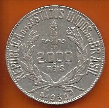 2000 RÉIS - PRATA - 1930 - MOCINHA - PARA COLEÇÃO