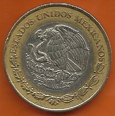 10 PESOS - 2008 - ESTADOS UNIDOS MEXICANOS - BIMETÁLICA