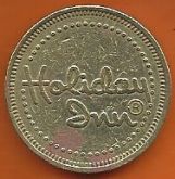 FICHA TOKEN 22mm - NO CASH VALUE - HOLIDAY INN